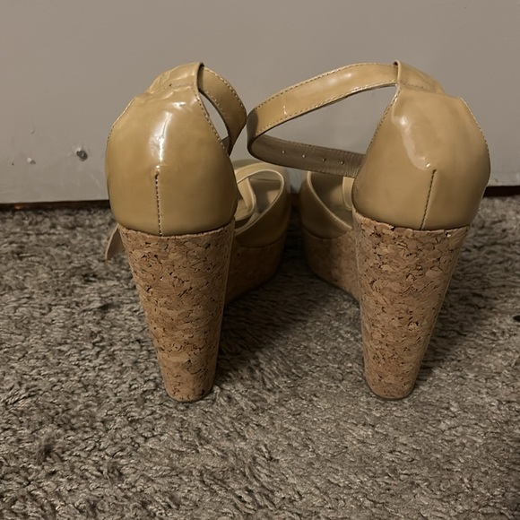 Jimmy Choo Patent Leather Wedge sandal - Picture 10 of 12